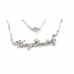 Elegant Double Layer Diamond Personalized Name Necklace